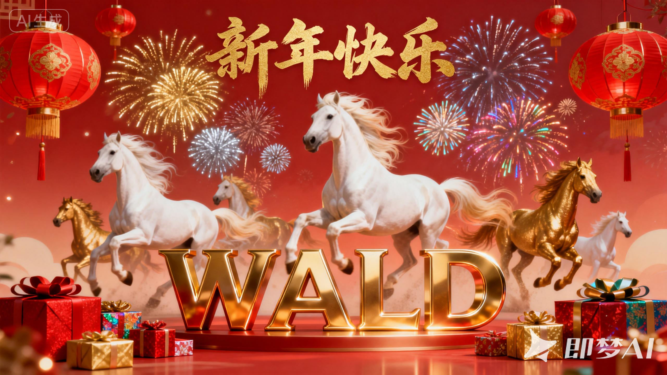 元旦放假通知!祝大家:新年快乐!马年大吉!